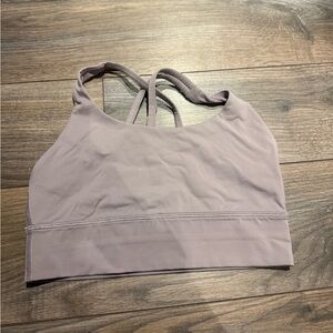Lululemon Energy Long Line Lavender Sports Bra